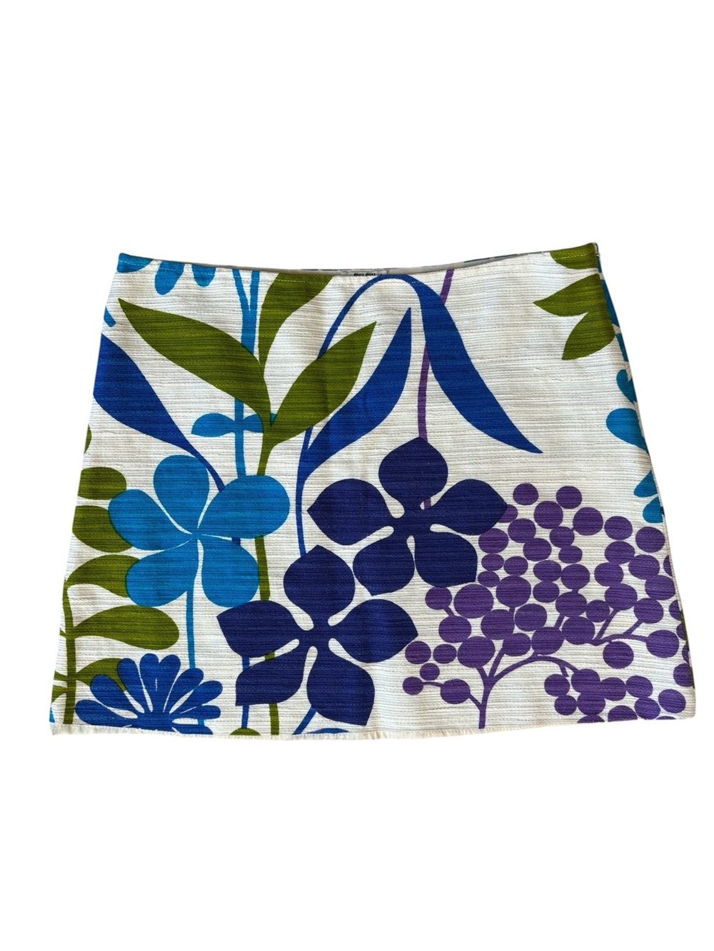 Mui Mui Mid-Century Modern Floral Mini Skirt Size 42 (US 6)
